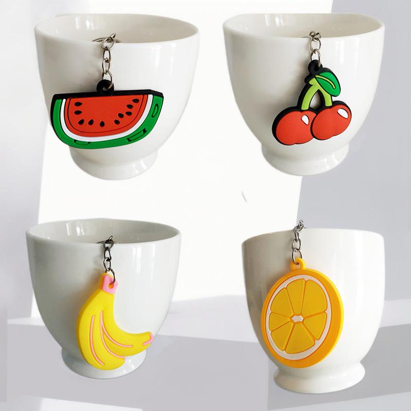 Creative Fruit PVC Soft Rubber Keychain Pendant - Small Gift