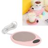 USB Mug Warmer Constant Temp Waterproof   Electric Beverage Heating Plate for Ceramic Coffee Cups