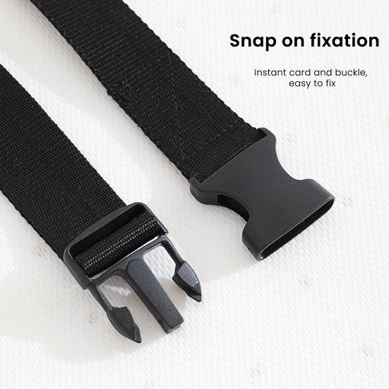 2Pcs Latex Mattress Bundling Belt Length Adjustable Quick Release Buckle Heavy Duty Multi-purpose Suitcase Luggage Strap Packing Webbing Band