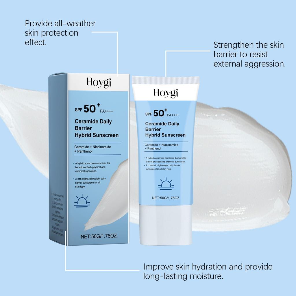 Hautschützende Aufhellende Sonnencreme Sonnenlotion Sonnencreme LSF50+