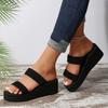 Fashion Women Wedge Lightweight Slippers Trend Outdoor Platform Sandals Summer Casual Women Beach Slippers 2024 New Summer Slides Women