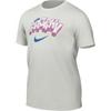 Nike T Shirts Men's White Crew Neck Moderate FZ8078-121