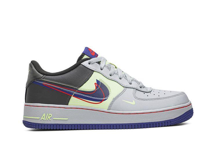 Kids' Sneakers Nike Air Force 1 Low Dunk It (GS) Pure Platinum/Rush Violet