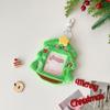 Gingerbread Man Photocard Holder Cartoon Bag Pendant Christmas Tree Card Holder Fluffy Kpop Photo Card Sleeves Christmas Gift
