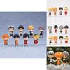 Adorable Haikyuu Figure Set With 8 Collectible Volleyball Boy Models For Fans