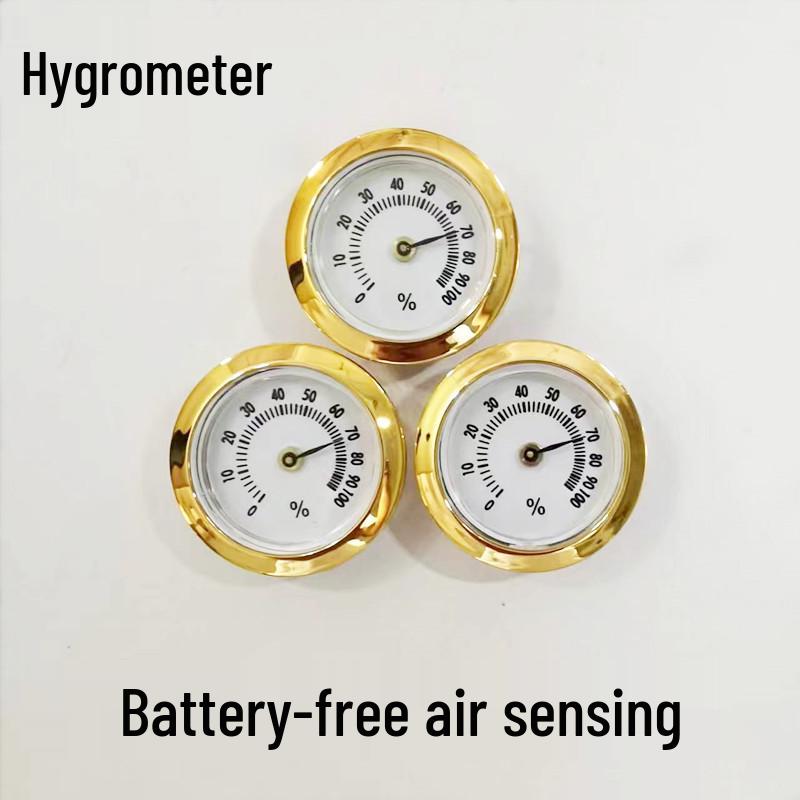 28mm Trocken-Feucht-Thermohygrometer für Teebox & Instrumentenentfeuchtung