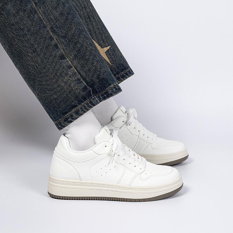 Global heightening board shoes men's autumn ZHQ-ZL9059-1 breathable men's shoes versatile platform casual white shoes