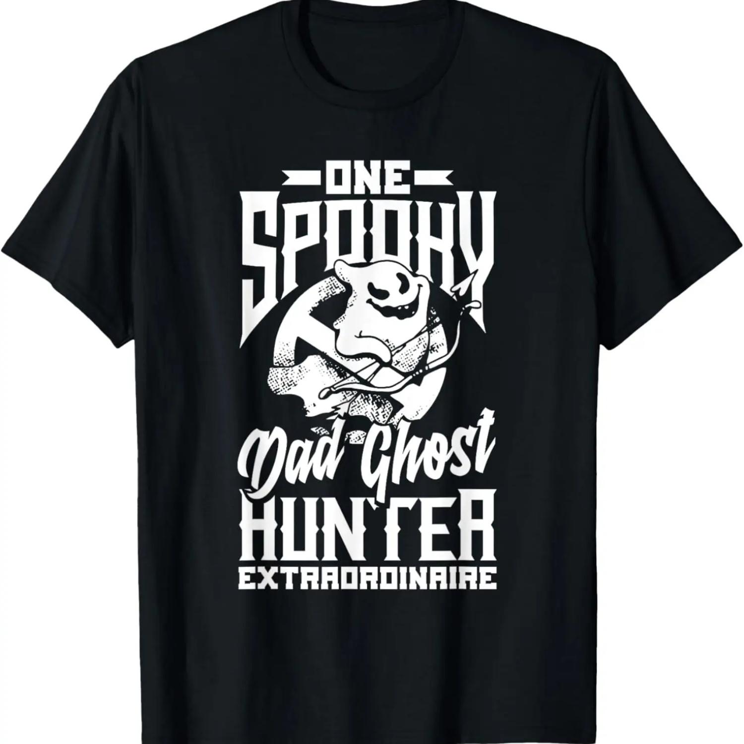 One Spooky Dad Father Retro Halloween Costume T-Shirt S