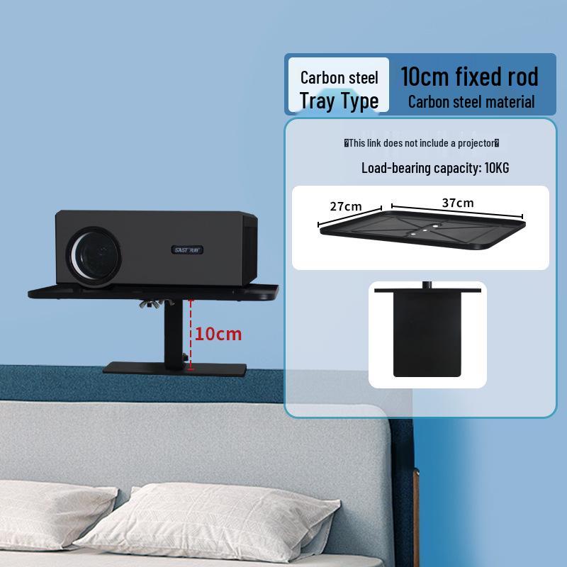 No-Drill Multi-Wall Projector Mount for Bedside, Sofa, or Home Use