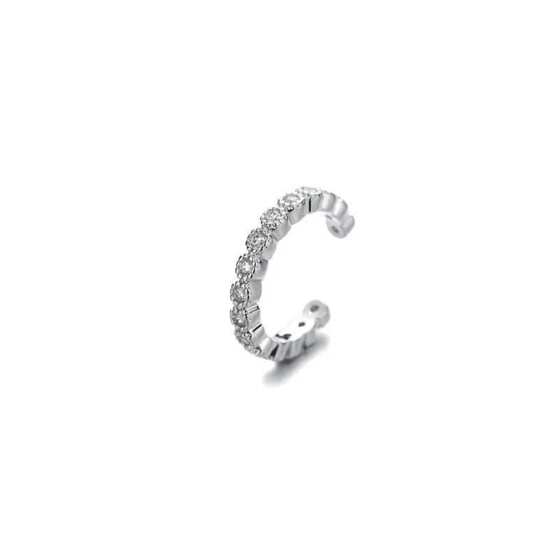 1 pcs Charming Line Zircon Clip On Earrings Ear Cuff Without Piercing Earrings Jewelry