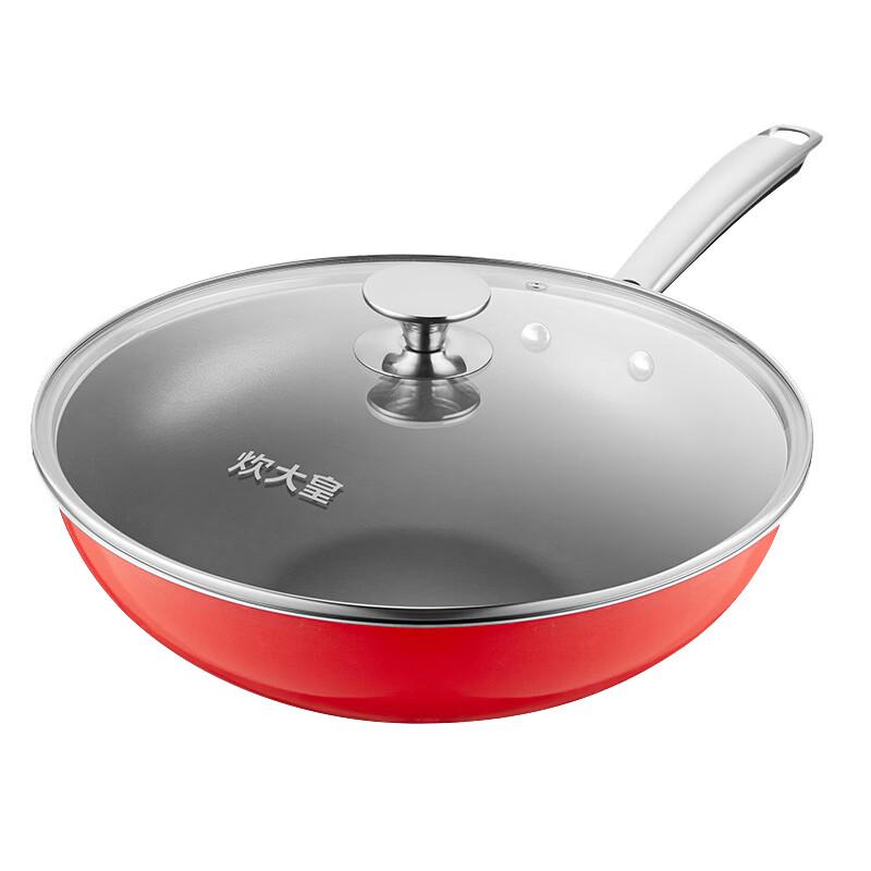 COOKER KING Titanium Shield 304 Stainless Steel Non-stick Wok 30CM