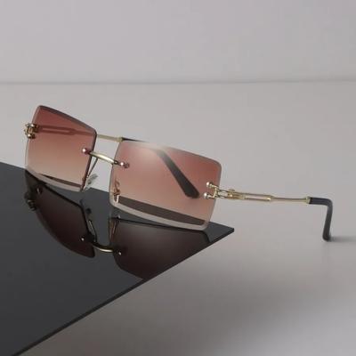 Small Square Sunglasses Women Men Retro Luxury Female Male Mirror Clear Designer Eyewear Brand Black Sun Glasses