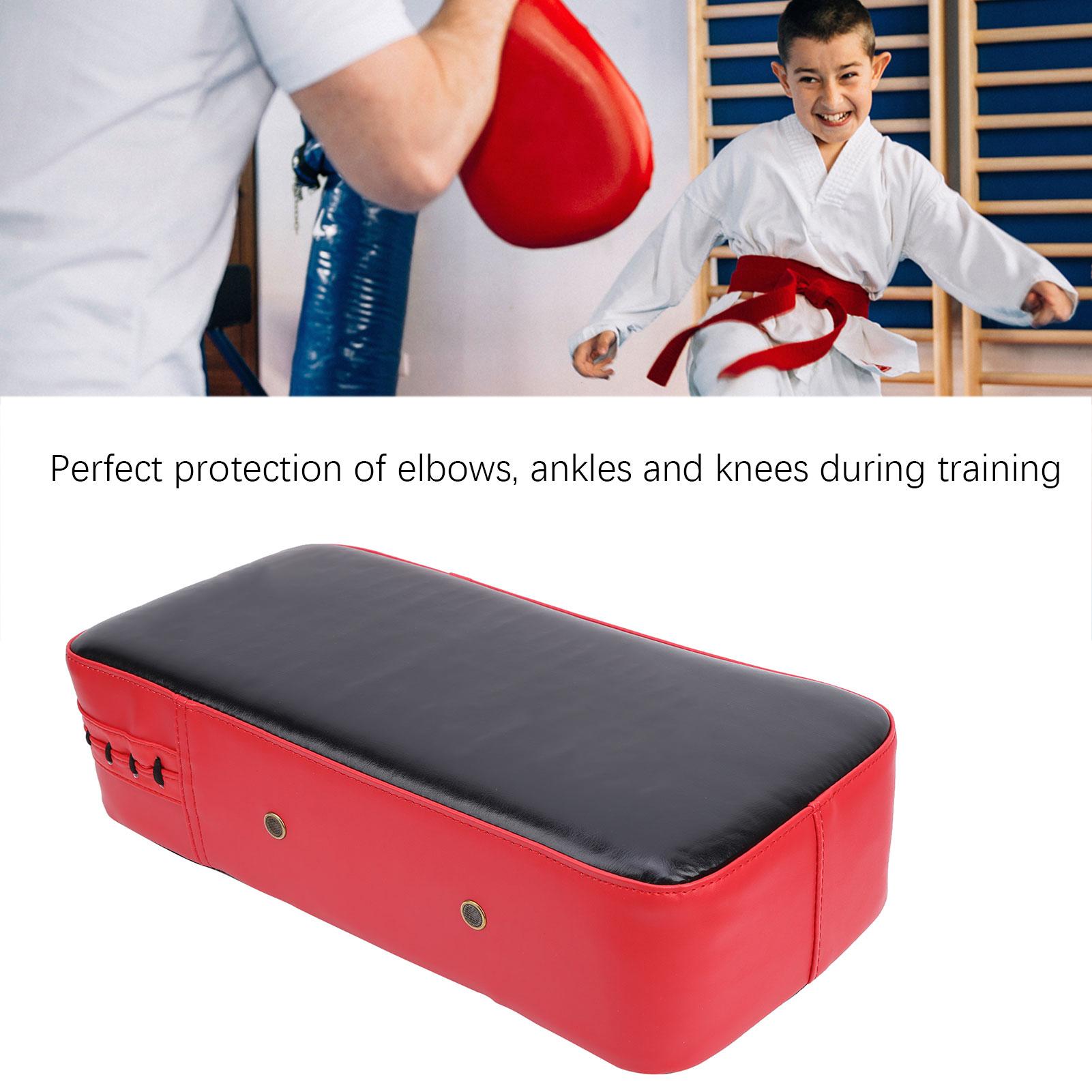 Boxing Kicking Punching Pad Training Fighting Foot Target Pad Shock Proof Strike (Black Red )