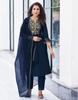 Women Cotton Blend Kurta Pant Dupatta Set Indian Designer Party Wear Kurti Salwar Suit