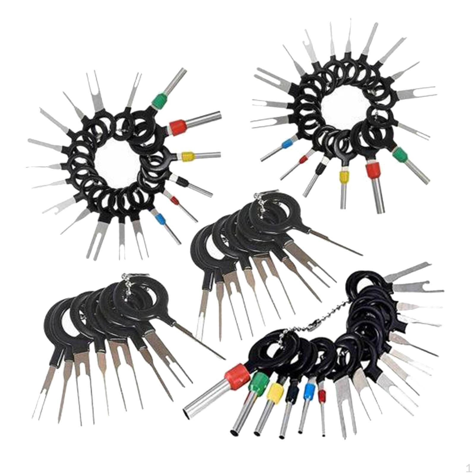 

70pcs Terminal Removal Tool Kit Wire Electrical Wiring Crimp Connector Pin Release Extractor Tools