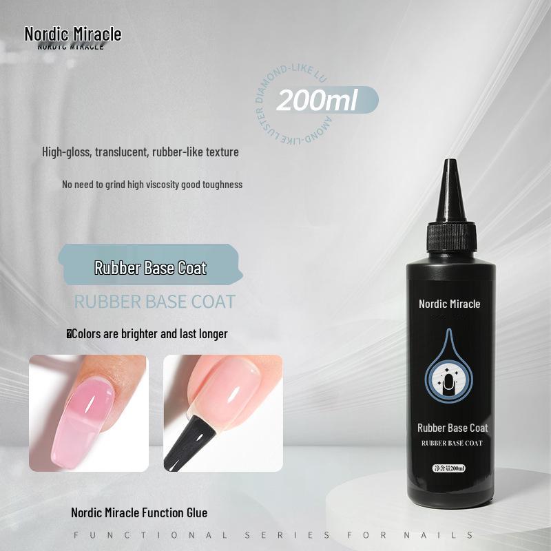 

Nordic Miracle Гель для ногтей Каучуковая база 2025: Защита от отслоек, Без опила, Многофункциональный набор для ногтей