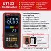 UNI-T Digital Smart Multimeter UT121A UT121B UT122 600V AC DC Voltmeter True RMS Multimeter NCV Resistance Capacitor Tester Tool