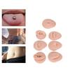 Silicone Body Practice Model Simulation Silicone Ear Eye Nose Mouth Tongue and Belly Button Model for Novice