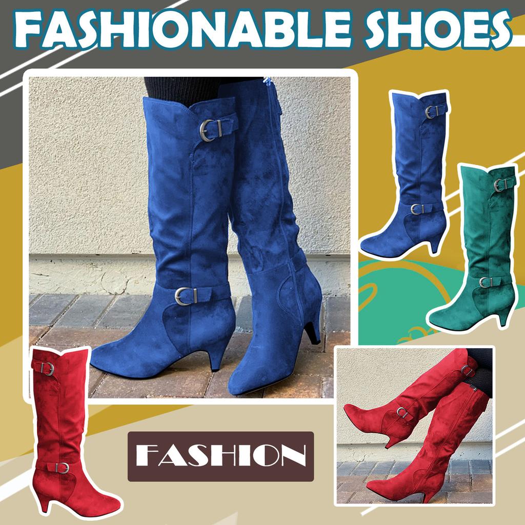 Zapatos explosivos para mujer Cinturón de invierno y otoño Hebilla  Cachemira Cálida casa Botas largas comprar a buen precio — entrega  gratuita, reseñas reales con fotos — Joom