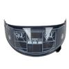 Universal-Helmobjektivvisier, Sonnenschutzdach, Motorrad-Windschutzscheibe, Sonnenschutzvisier, Gesichtsschutzbrille, passend für SHAFT 610DV