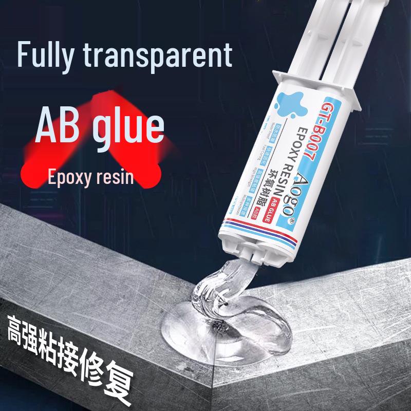 Fast-Drying Transparent Epoxy AB Glue: High-Temp Resistant, Universal Metal Adhesive