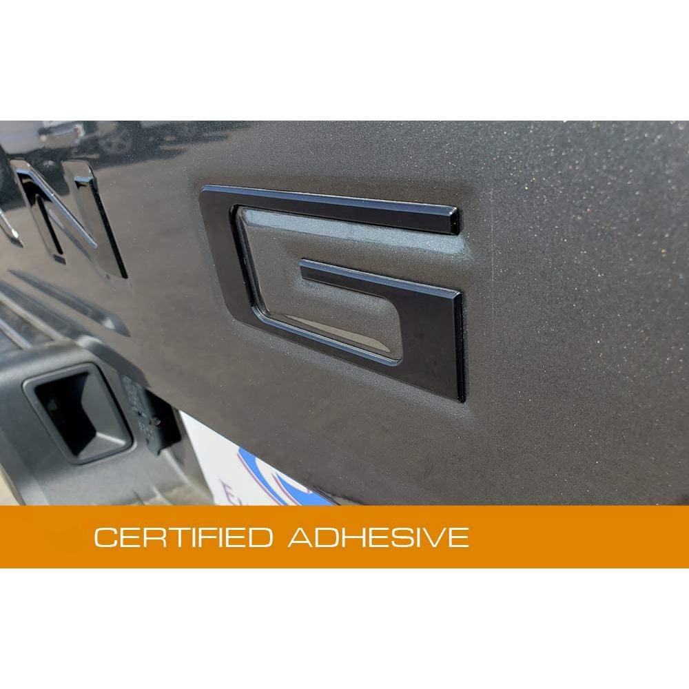 Litere de inserare pentru hayon pentru Ford Ranger, autocolante cu logo 3D, litere înălțate și decalcomanii, embleme pentru hayon