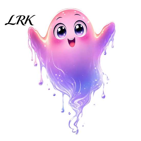Ghost Wall Stickers Halloween Cute Window Stickers, Rainbow Gradient Cartoon Decals, Holiday Home Decor Waterproof Self-Adhesive for Car Removable PVC