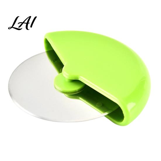 Durable Cheese Cutting Blade Stainless Steel Pizza Cutter Wheel Pastry Dough Slicer Tool for Crusts Easy Grip Baking Pie Pastries Pancake Ergonomic