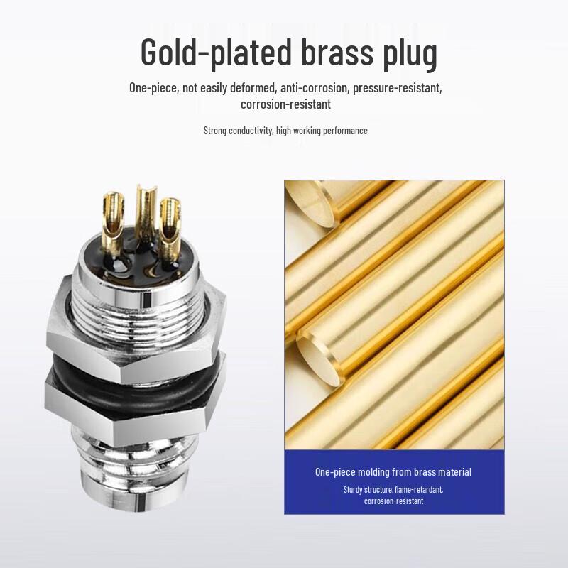 M8 Waterproof Aviation Sensor Cable Connector