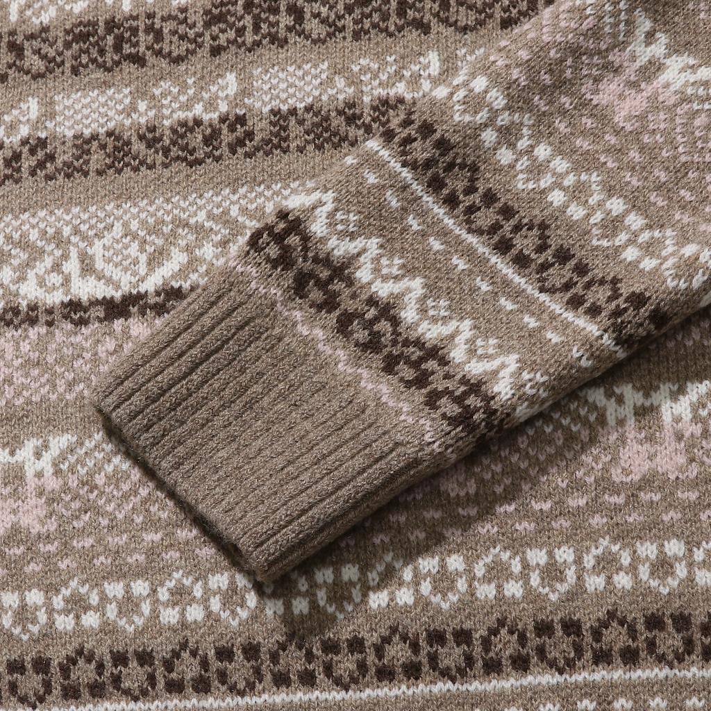 LEDEPT Fair Isle Jacquard Pullover [2 Colors]