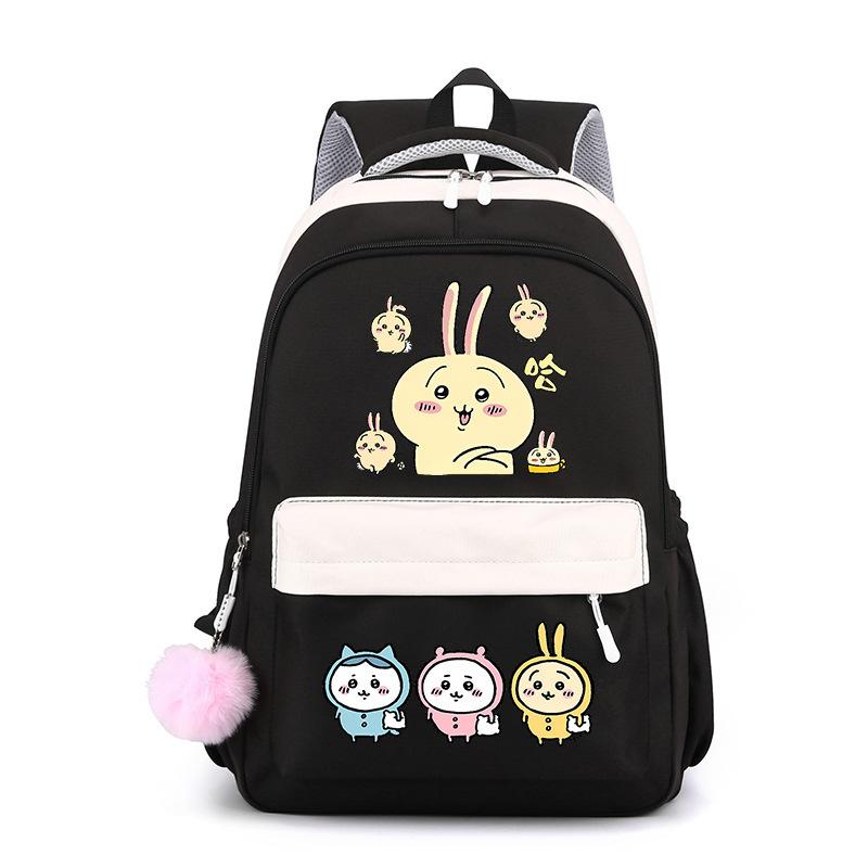 Jiyika wow cute expression bag schoolbag junior high school student backpack men and women lightweight new backpack