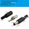 DC 5.5 X 2.5 Plug To 3.5MM Male and 2.1 Round Female Socket Wire Connector