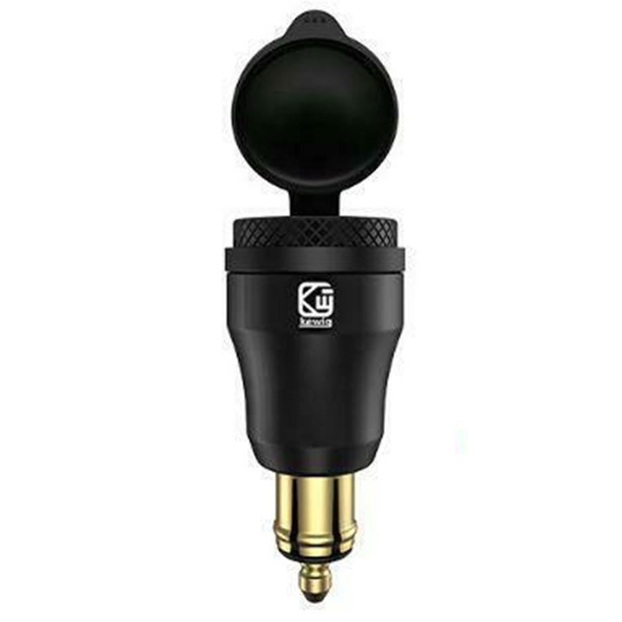 Motorcycle QC3.0 Type C USB Charger Power Adapter for Hella/DIN BMW Plug Sockets