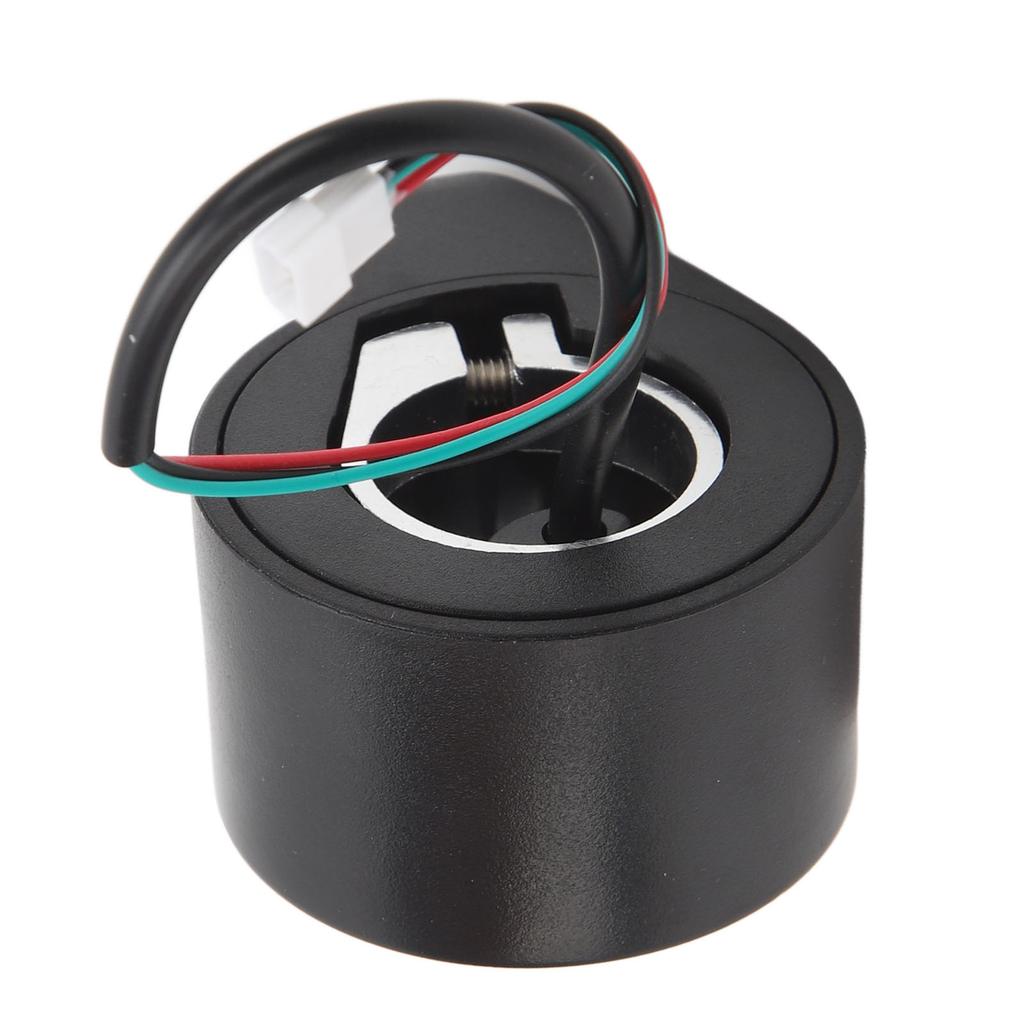 Acelerador de Polegar para Bicicleta Elétrica Listras Elevadas Preto Acelerador de Polegar de Dedo Flexível para Elétrico