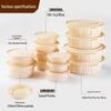 Degradable Corn Starch Round Takeaway Containers