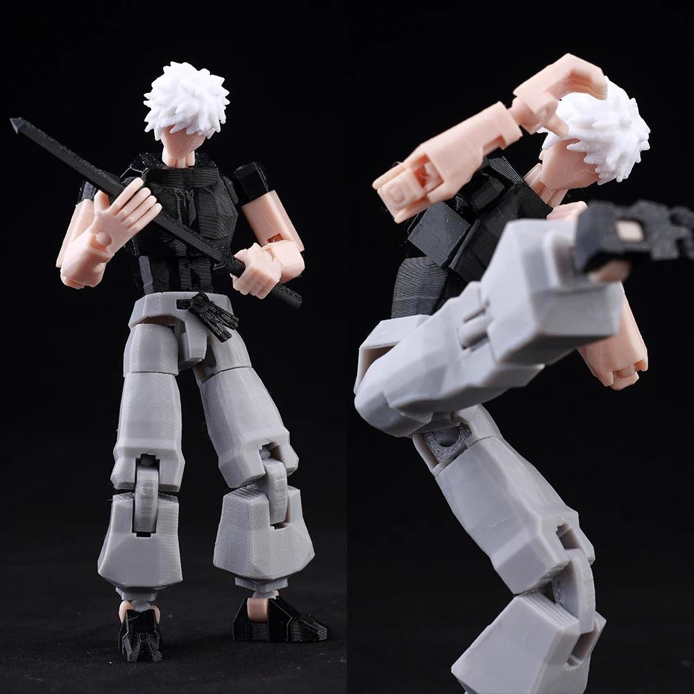 9L3D Gedruckte Jujutsu Kaisen 3D Mini-Figuren, Satoru Gojo & Geto Suguru Action-Modell, Anime PVC Sammlerstatue, Geschenk für Fans