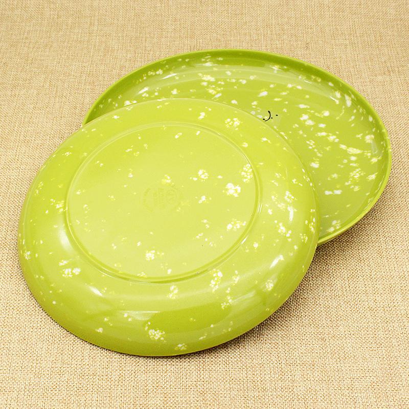 Break-Resistant Melamine Plates Thickened Flower Plates Plastic Food Tableware Chinese Dishes Imitation Porcelain 8/9/10Inch