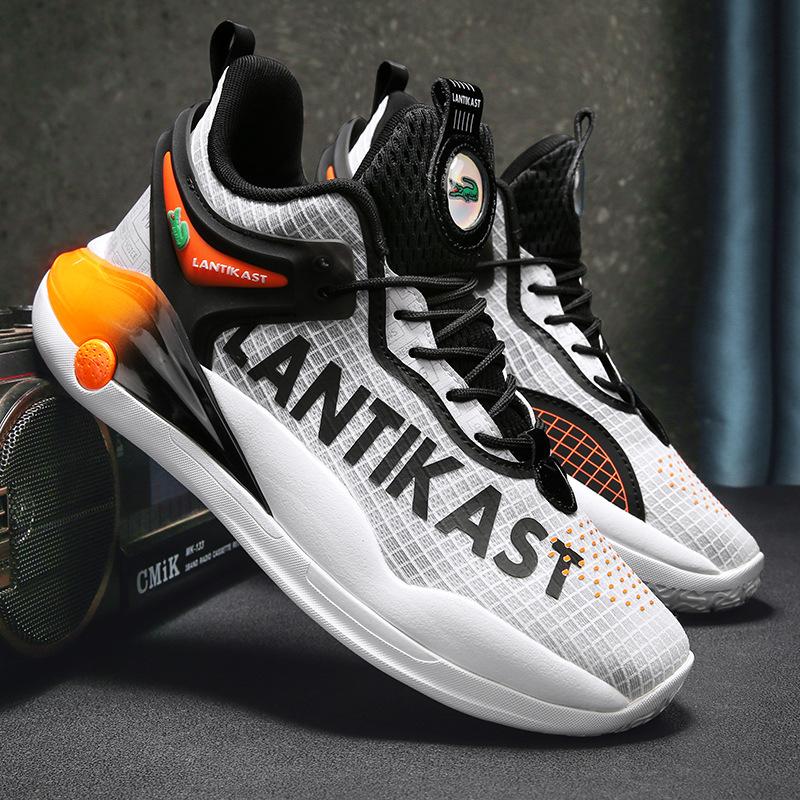 

Оригинальные мужские баскетбольные кроссовки, уличная удобная спортивная обувь, спортивные кроссовки 45 чёрный