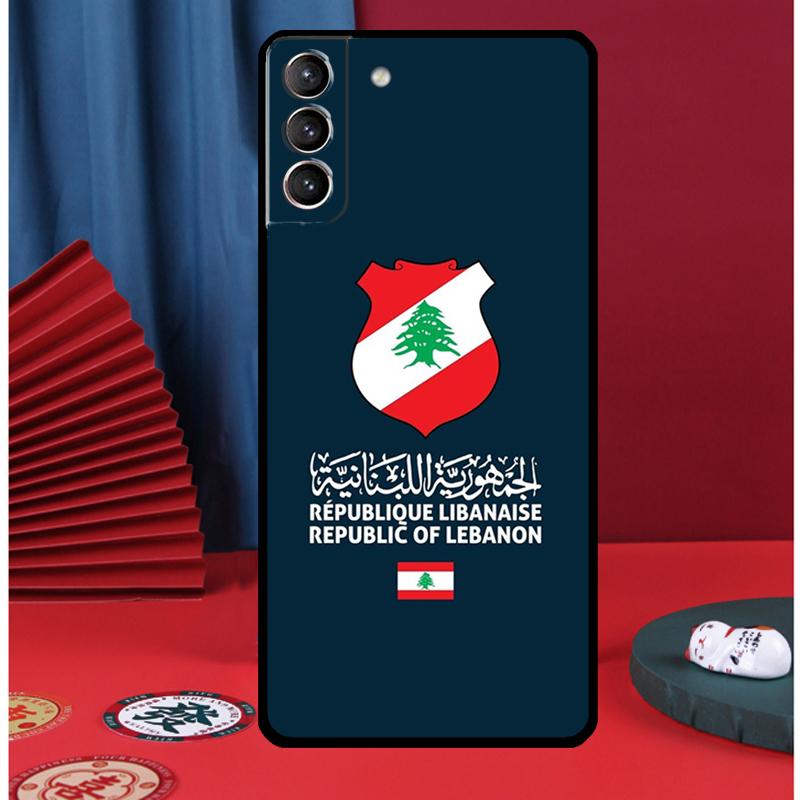 Lebanon Flag Case For Samsung Galaxy S22 S23 Ultra S21 S20 FE S9 S10 S22 S23 Plus Note 10 Note 20 Ultra Cover