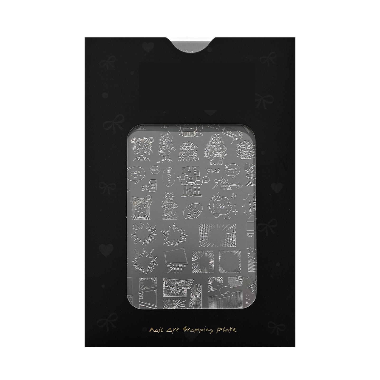 

Stainless Steel Nails Art Plate for Transfer Stamping Multipurpose Use in Creative DIY Projects 1