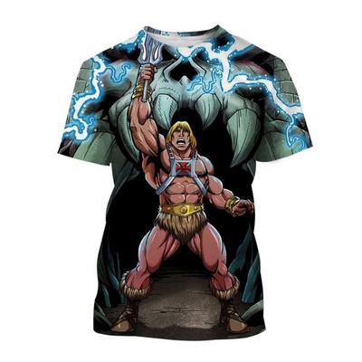 Hot Selling Cartoon Anime Universe Master T-shirt 3D Printed Unisex Children's Casual Street Hip-hop Personality Short Slee