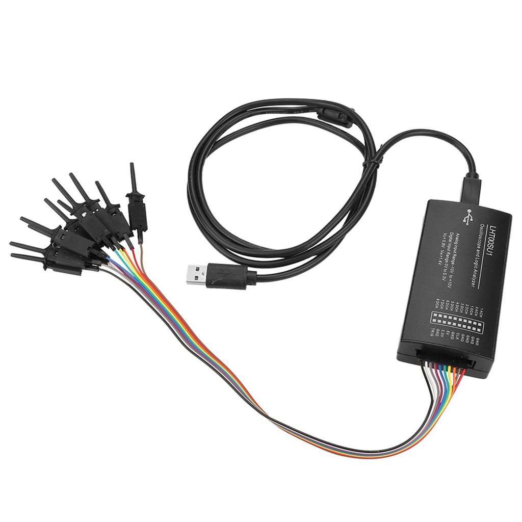 16M s Dual Input Oscilloscope, 3MHz Bandwidth, 8 Channel Logic Analyzer, Voltmeter, Frequency Meter, PWM Controller for Mixed Signal Oscilloscopes an