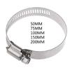 Morsetto per Tubo Flessibile a Vite in Acciaio Inossidabile Regolabile Fascetta a Worm Clip Cerchio Morsetto per Tubo Flessibile