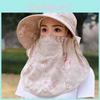 Sun Protection Hat For Women Summer Outdoor Large Brim Breathable Sunshade Cap For Travel