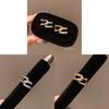 Vintage Copper Cross Ushaped Open Ring With Zirconia For Womens Fashion Jewelry