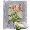 JQ Licensing Love Happiness Joy Silky Flowers Supersoft Blanket
