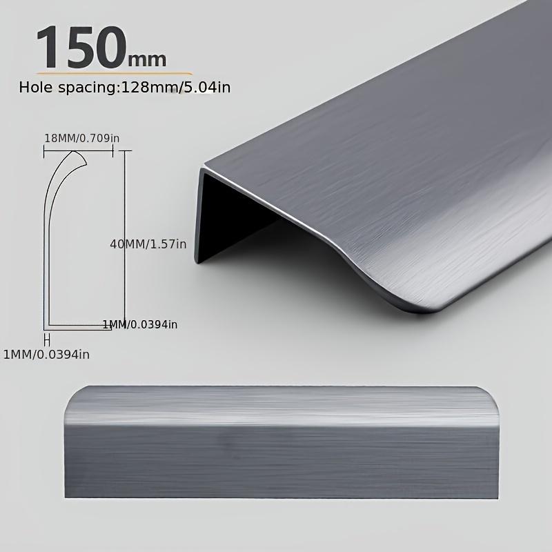 Mânere Ascunse pentru Mobilă Auriu Negru Alb Mânere pentru Dulap de Bucătărie Fără Găuri Mânere pentru Dulapuri și Sertare Mâner Arc pentru Dulap Mâner pentru Mobilă de Ușă