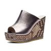 Platform Sandals for Women - Outdoor Wear Thick Sole, Plus Size 2025 Summer New Arrival Wedge Heel Strappy Sandals