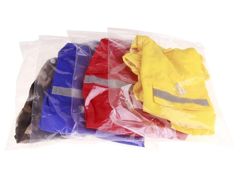 Dual-Layer Mesh Dog Raincoat with D-Ring - 3 Colors & 6 Sizes