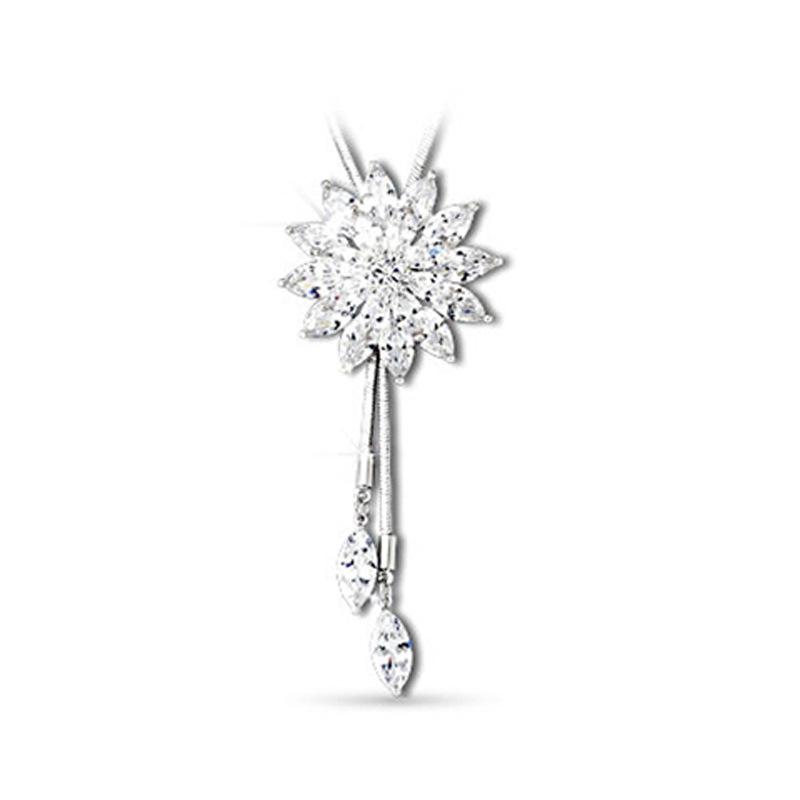 Elegante Quasten-Pulloverkette für Damen - Vielseitiges, hochwertiges europäisches und amerikanisches Design für Herbst/Winter-Mode